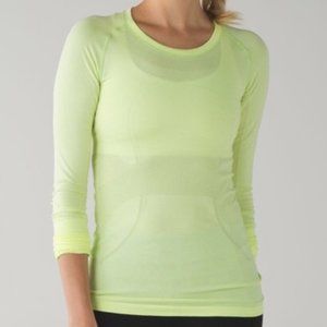 Lululemon Neon Swiftly Tech Long Sleeve